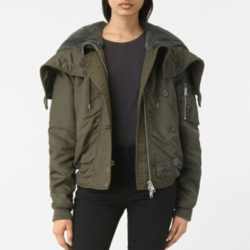 All Saints Otis bomber jacket